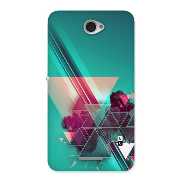Floroscent Abstract Back Case for Sony Xperia E4