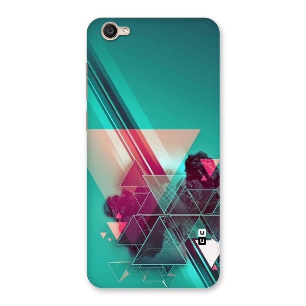 Floroscent Abstract Back Case for Vivo Y55s