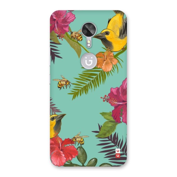 Flower Bird and Bee Back Case for Gionee A1