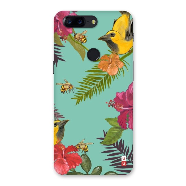 Flower Bird and Bee Back Case for OnePlus 5T