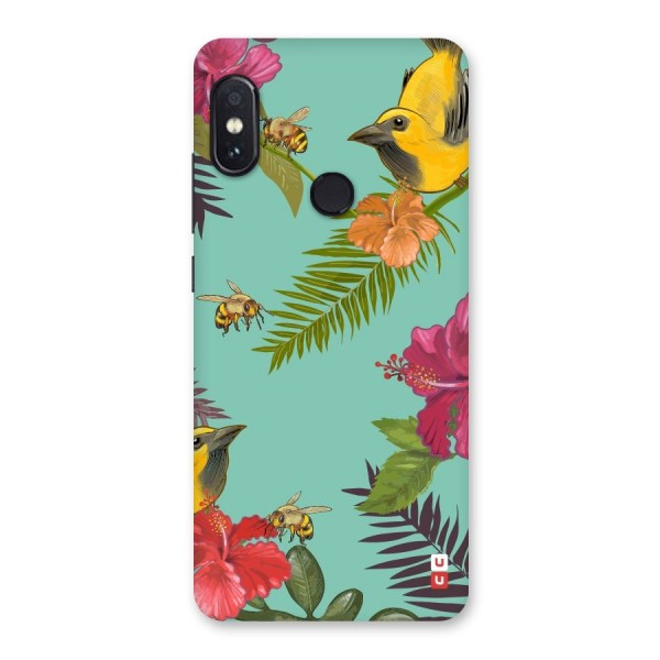 Flower Bird and Bee Back Case for Redmi Note 5 Pro