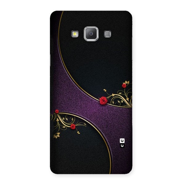 Flower Curves Back Case for Galaxy A7