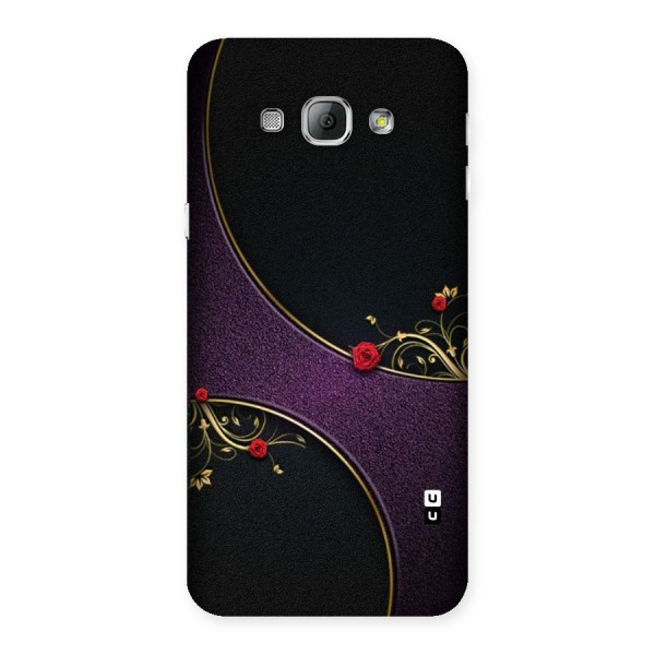 Flower Curves Back Case for Galaxy A8