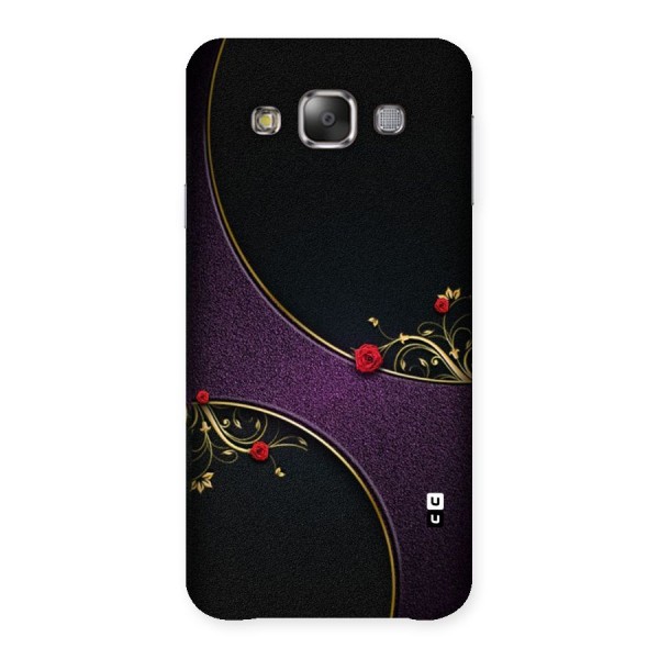 Flower Curves Back Case for Galaxy E7