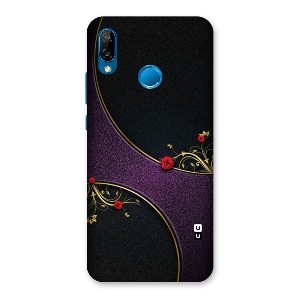 Flower Curves Back Case for Huawei P20 Lite