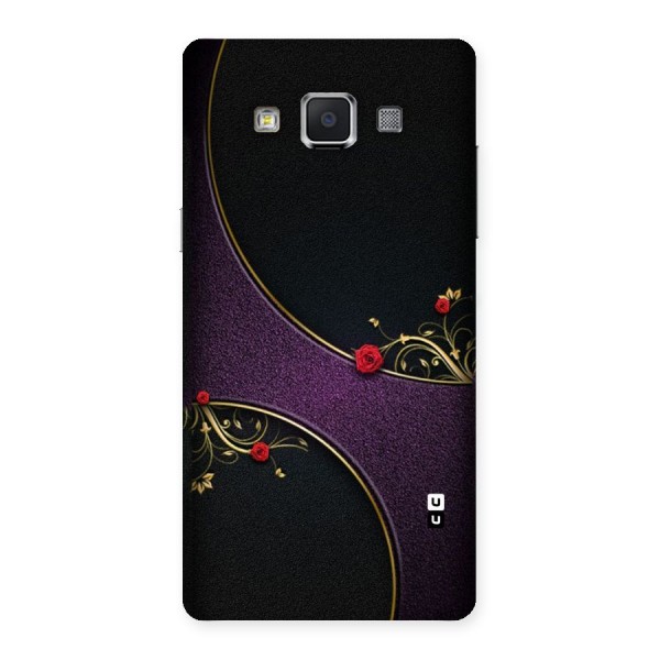 Flower Curves Back Case for Samsung Galaxy A5