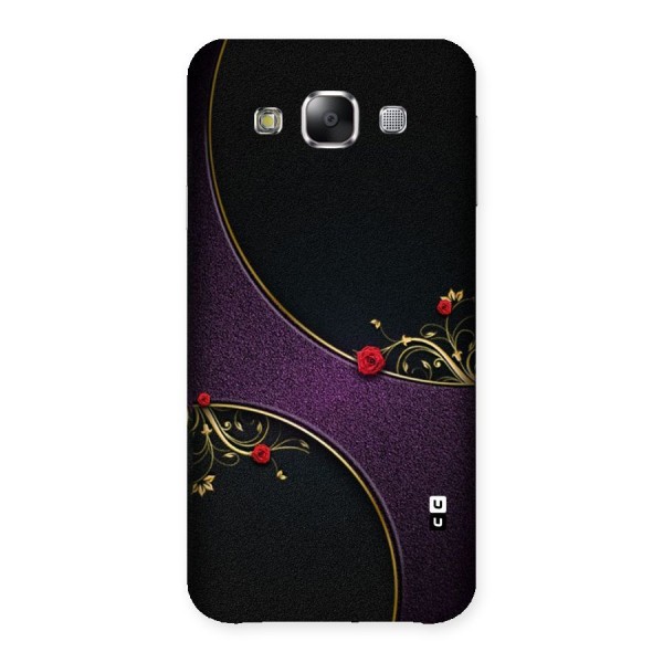 Flower Curves Back Case for Samsung Galaxy E5