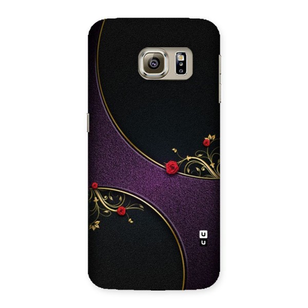 Flower Curves Back Case for Samsung Galaxy S6 Edge