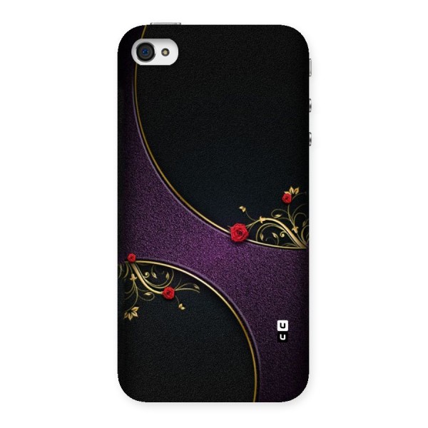 Flower Curves Back Case for iPhone 4 4s
