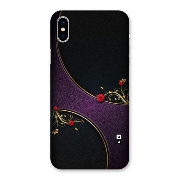Flower Curves Back Case for iPhone XS