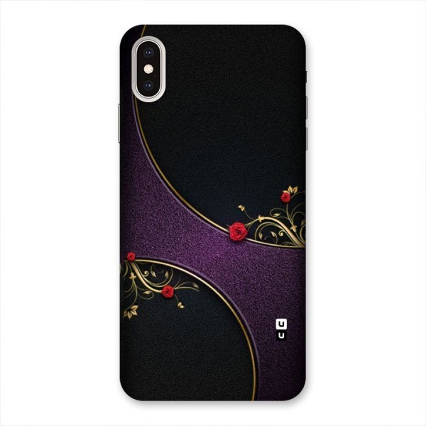 Flower Curves Back Case for iPhone XS Max