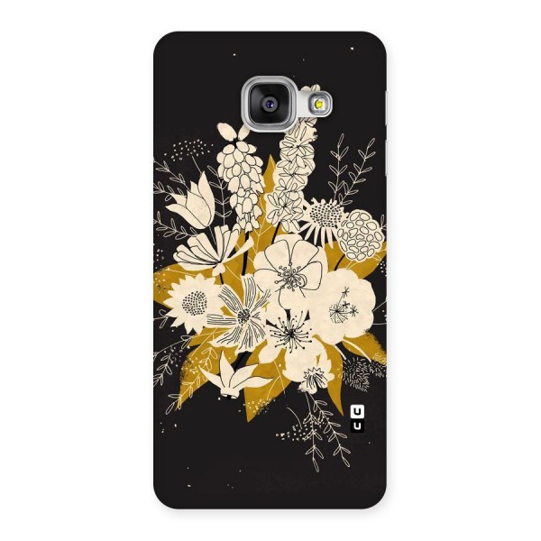 Flower Drawing Back Case for Galaxy A3 2016
