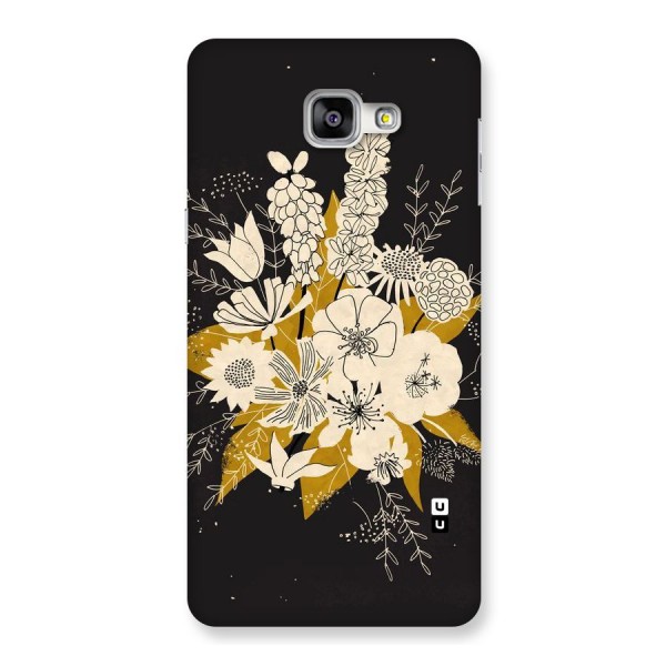 Flower Drawing Back Case for Galaxy A9