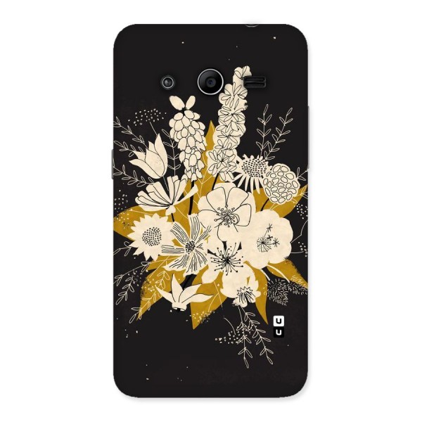 Flower Drawing Back Case for Galaxy Core 2