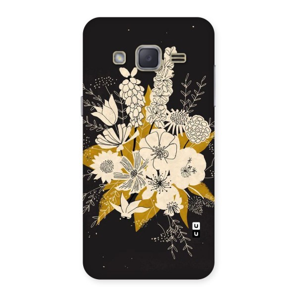 Flower Drawing Back Case for Galaxy J2