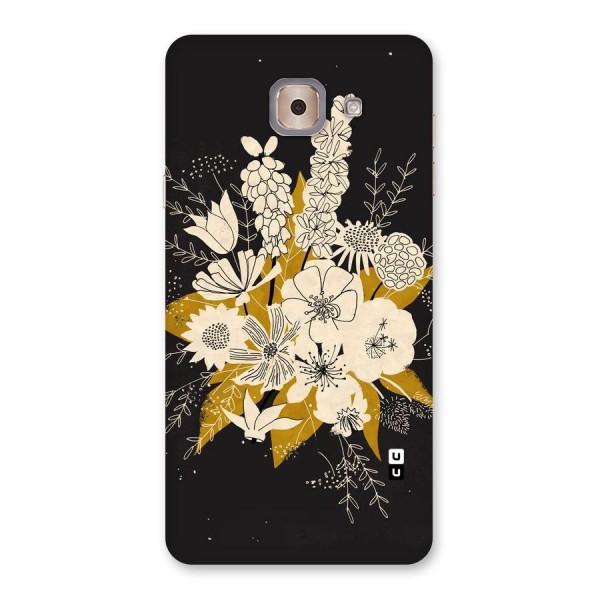 Flower Drawing Back Case for Galaxy J7 Max