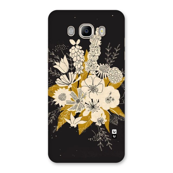 Flower Drawing Back Case for Galaxy On8