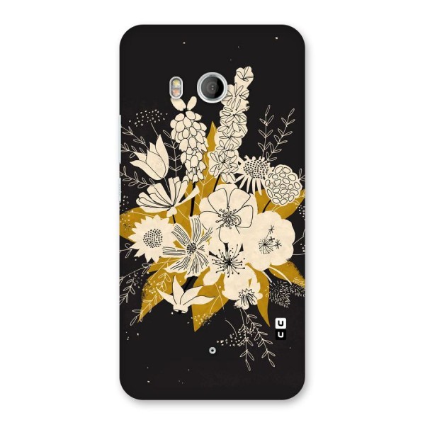 Flower Drawing Back Case for HTC U11