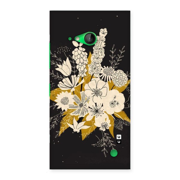 Flower Drawing Back Case for Lumia 730
