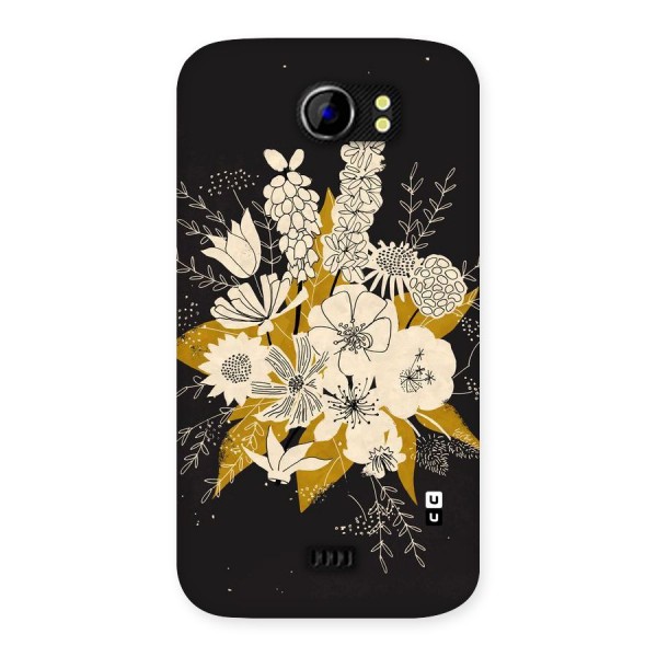 Flower Drawing Back Case for Micromax Canvas 2 A110