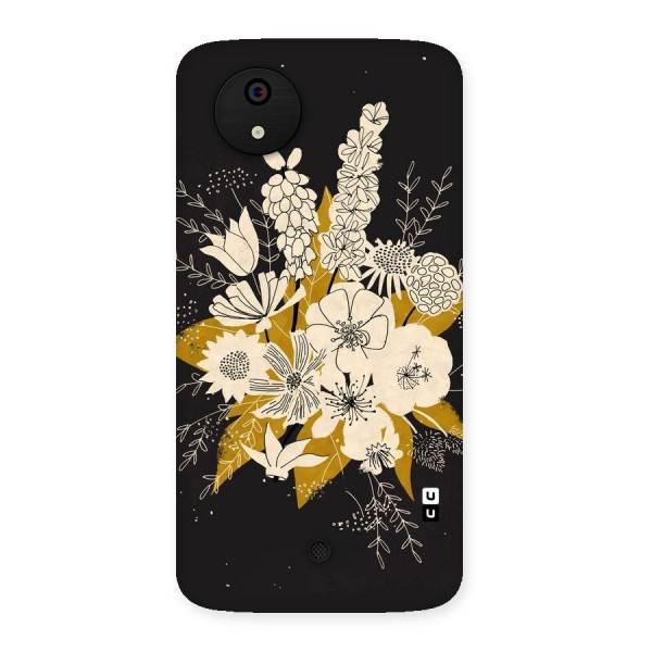Flower Drawing Back Case for Micromax Canvas A1