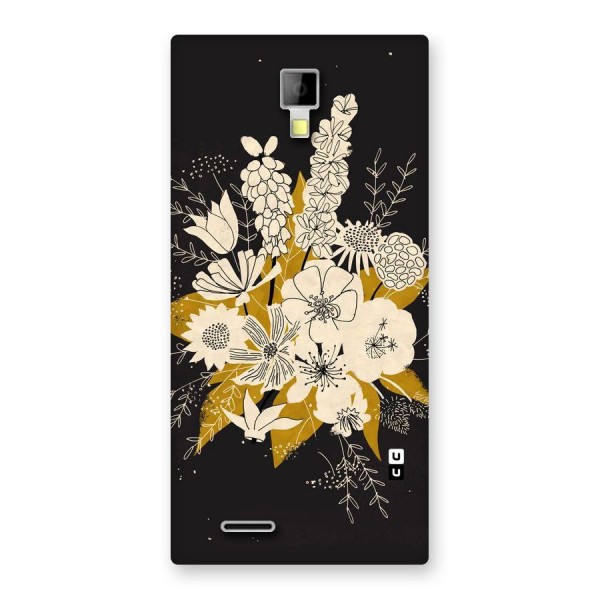 Flower Drawing Back Case for Micromax Canvas Xpress A99