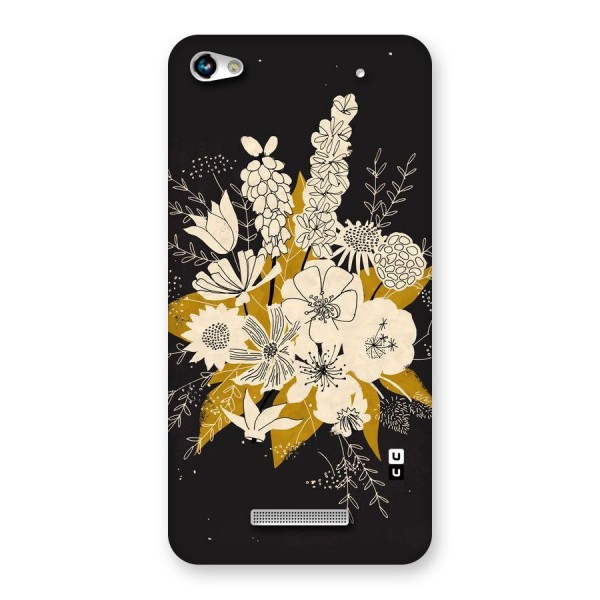 Flower Drawing Back Case for Micromax Hue 2