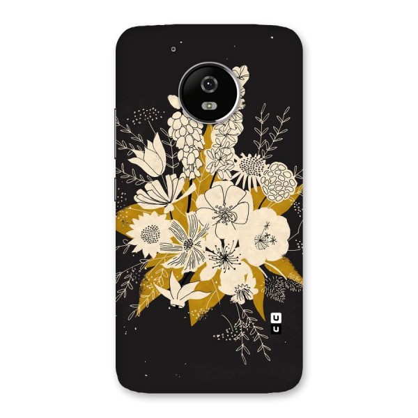 Flower Drawing Back Case for Moto G5
