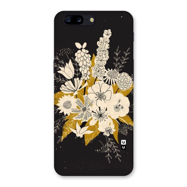 Flower Drawing Back Case for OnePlus 5
