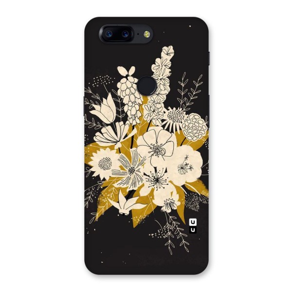 Flower Drawing Back Case for OnePlus 5T