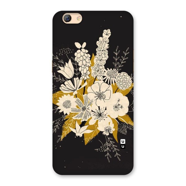 Flower Drawing Back Case for Oppo F3 Plus