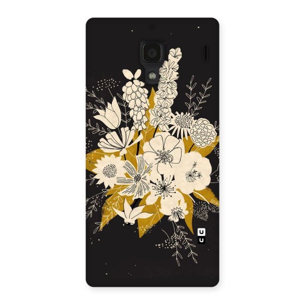 Flower Drawing Back Case for Redmi 1S