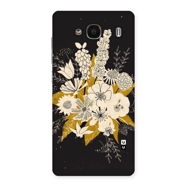 Flower Drawing Back Case for Redmi 2