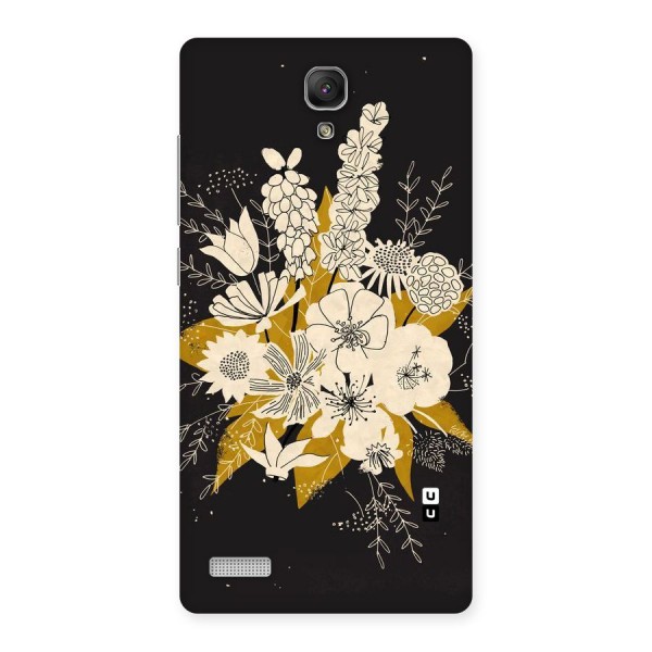 Flower Drawing Back Case for Redmi Note