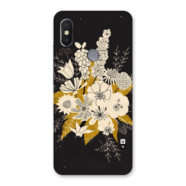 Flower Drawing Back Case for Redmi Y2