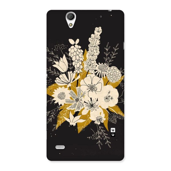 Flower Drawing Back Case for Sony Xperia C4