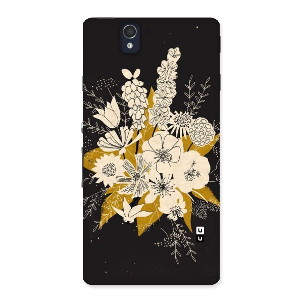 Flower Drawing Back Case for Sony Xperia Z