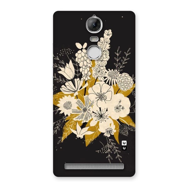 Flower Drawing Back Case for Vibe K5 Note