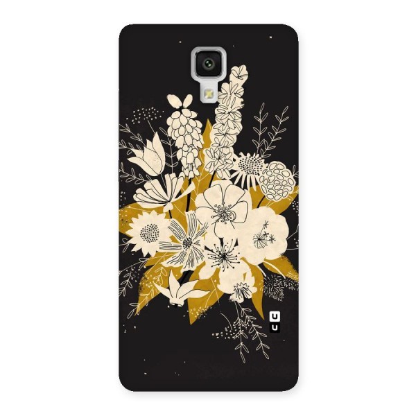 Flower Drawing Back Case for Xiaomi Mi 4