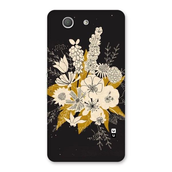 Flower Drawing Back Case for Xperia Z3 Compact