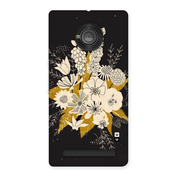 Flower Drawing Back Case for Yu Yunique