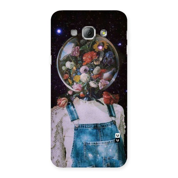 Flower Face Back Case for Galaxy A8