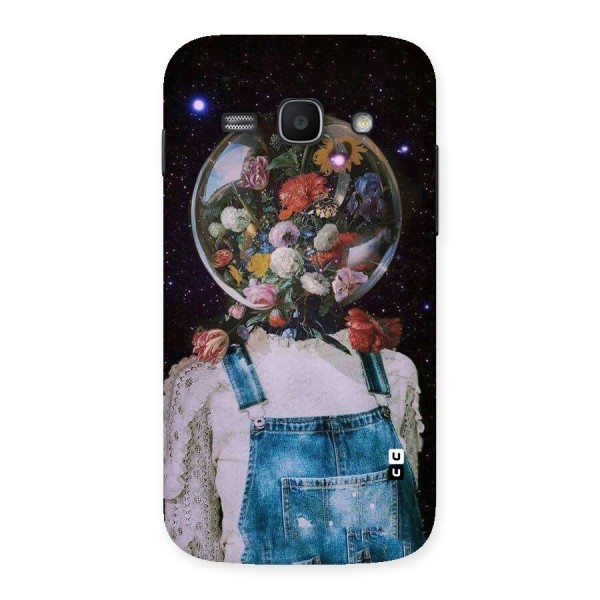 Flower Face Back Case for Galaxy Ace 3