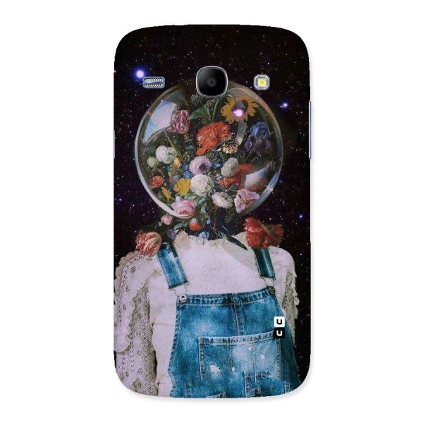 Flower Face Back Case for Galaxy Core
