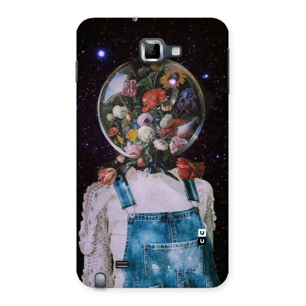 Flower Face Back Case for Galaxy Note