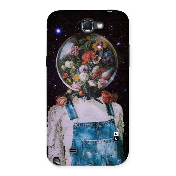 Flower Face Back Case for Galaxy Note 2