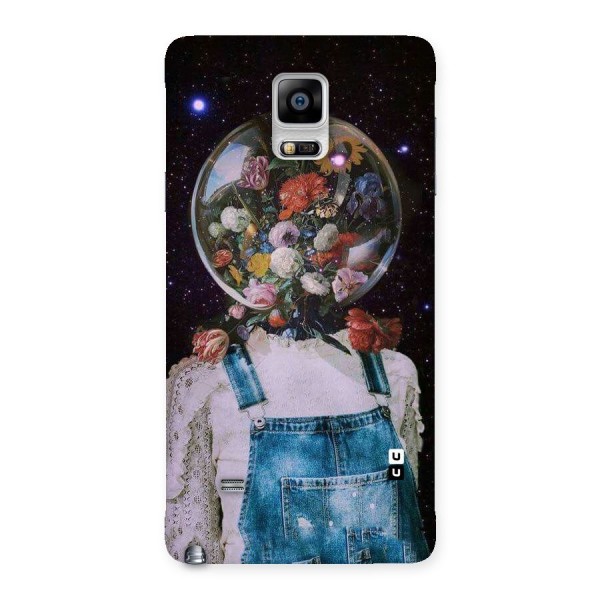 Flower Face Back Case for Galaxy Note 4