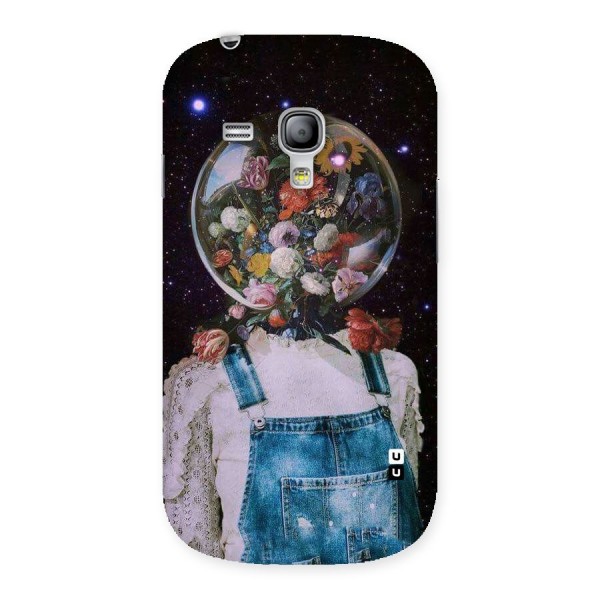 Flower Face Back Case for Galaxy S3 Mini