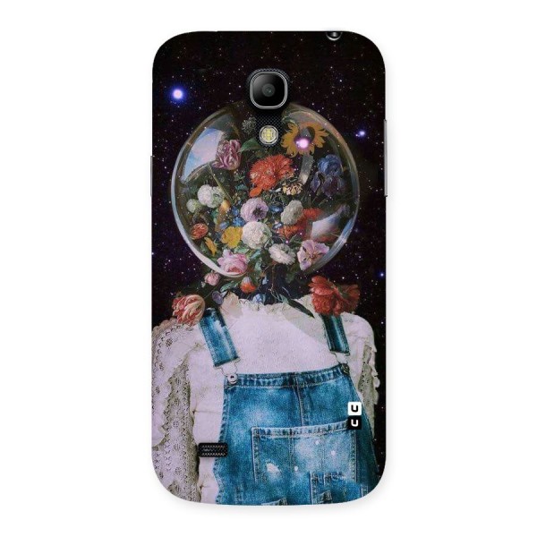 Flower Face Back Case for Galaxy S4 Mini