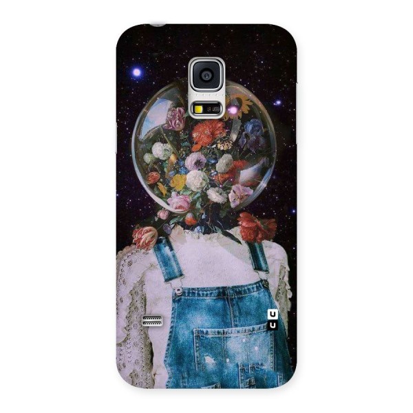 Flower Face Back Case for Galaxy S5 Mini